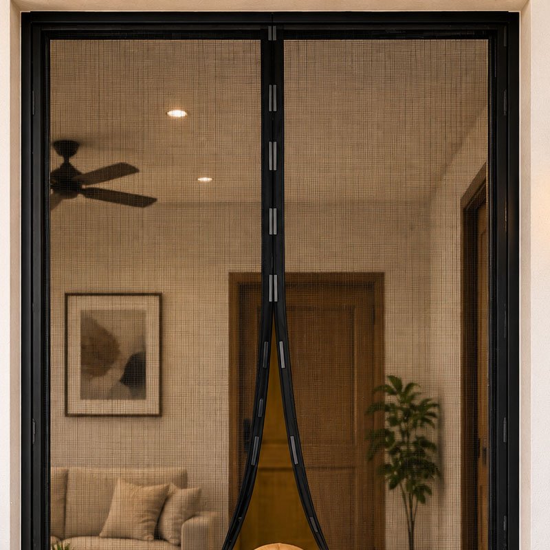 Magnetic Mosquito Mesh Doors